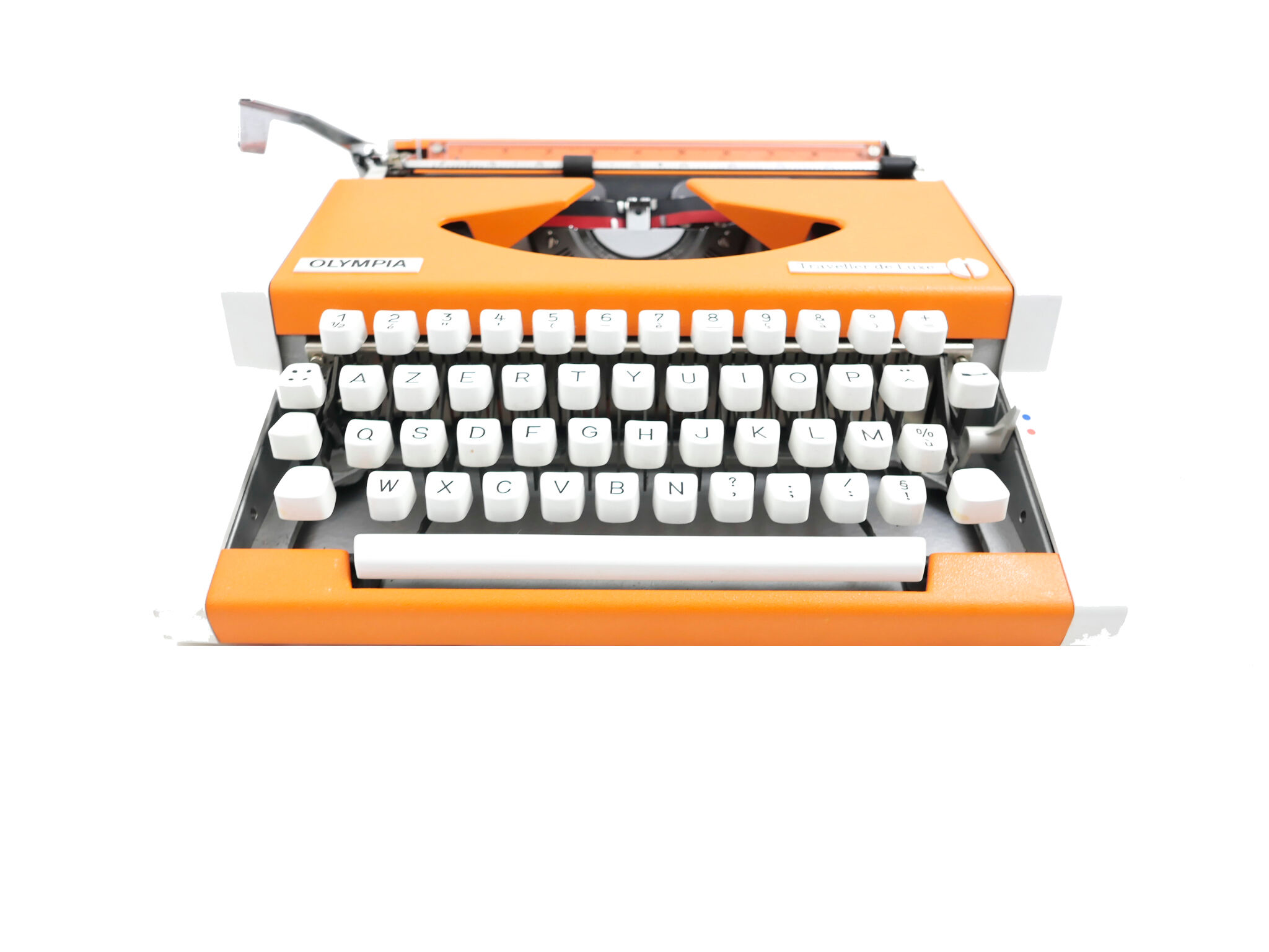Machine to type Olympia Traveller Luxury Orange revised new ribbon