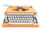 Machine to type Olympia Traveller Luxury Orange revised new ribbon