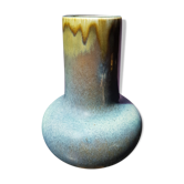 Old vase Leon Castel Mont Chevalier ceramic vintage art