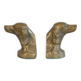 Pair of vintage zoomorphic book clamps 1960