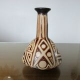 Heber Paz ceramic vase, Chulucanas Peru 1970