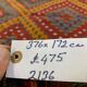 Tapis kilim turc vintage 376x172 cm laine jajim kelim
