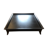 Wooden coffee table painted in black