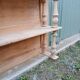 Étagère ancienne en bois sculpté