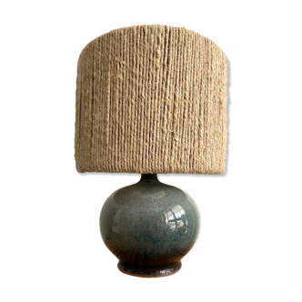 Blue sandstone bedside lamp