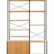 1960s 1970s Ash Shelving System Wall Unit from WHB Germany