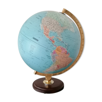 Ancien globe terrestre lumineux - Michelin - Type X - Made in Denmark