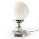 Large ball lamp and silver
