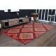 1970s Turkish Hand-Knotted Wool Cotton Red Area Rug 189x307