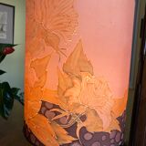 Alabaster foot lamp