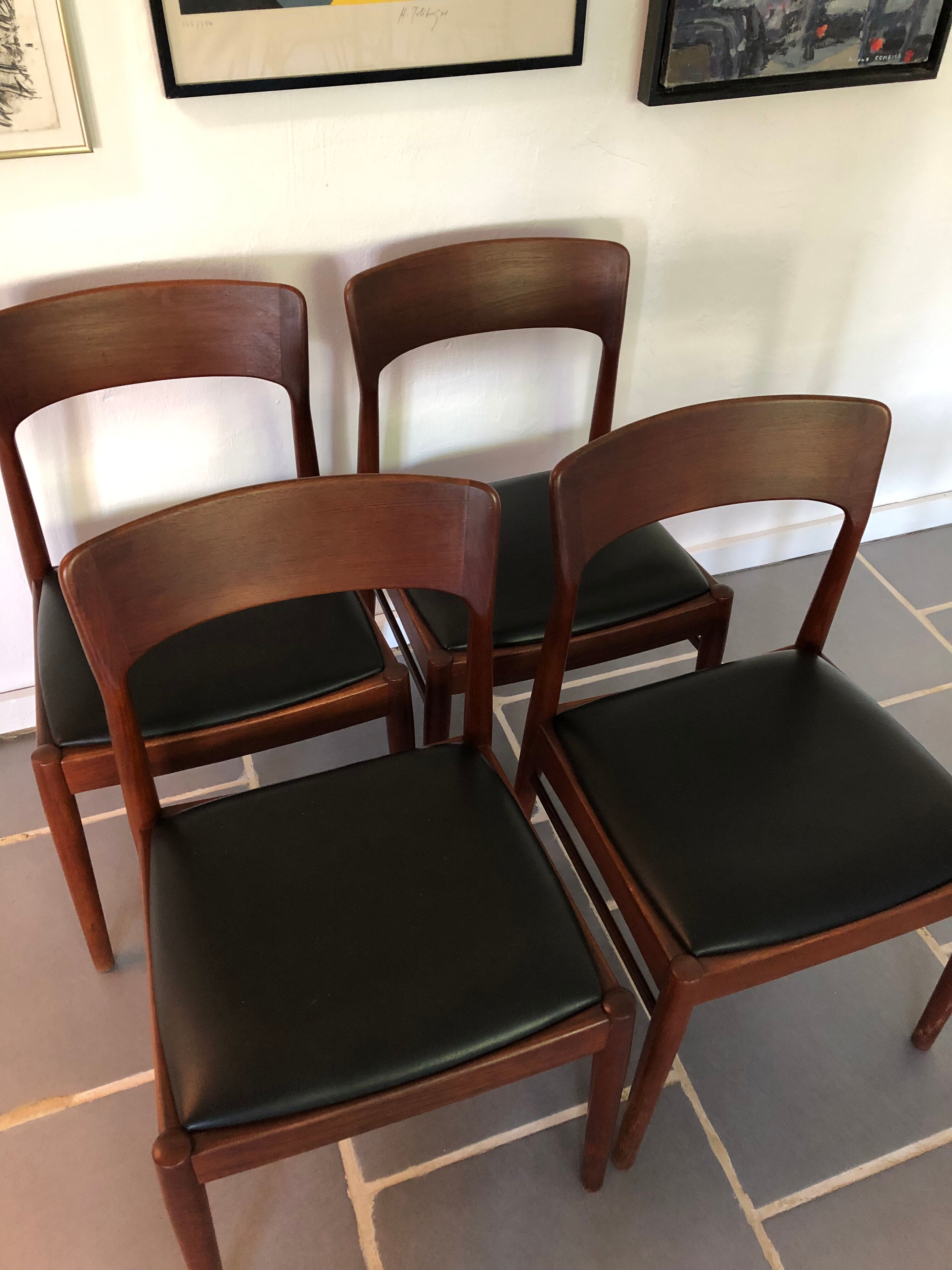 4 Chaises vintage KS Møbler design danois