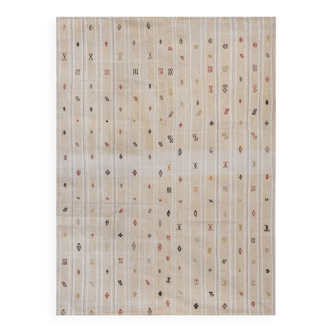 Tapis vintage turc de oushak tissé à la main 156x212 cm