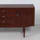 Rosewood sideboard with 3 drawers and 2 cabinets, Denmark, 1960s