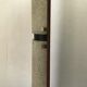 Floor lamp 60s rosewood and granite resin totem