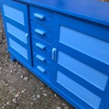 Buffet René Gabriel 1950 oak reconstruction