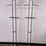 Mid-Century Metal and Brass Sculptures or Valets, Italy, Set of 2