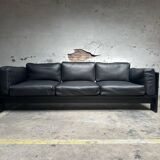 Bastiano Sofa by Tobia Scarpa for Knoll – Black Leather