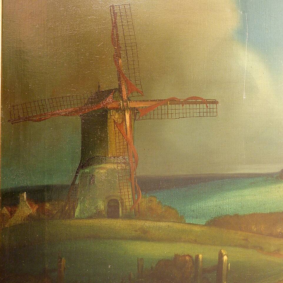 Staf stientjes (1883-1974) huile sur toile - signée en bas à droite.