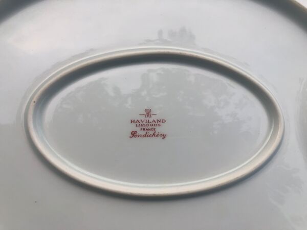 Plat ovale haviland pondichery