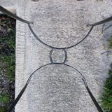 Pair of metal side tables