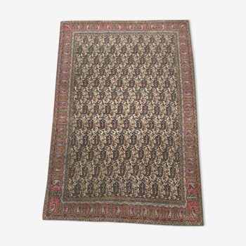 Tapis ancien Persan Ghoom laine fait main 140x203 cm