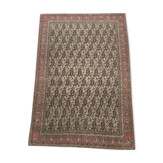 Tapis ancien Persan Ghoom laine fait main 140x203 cm