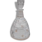 Carafe in glass faceted with Cap