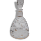 Carafe in glass faceted with Cap