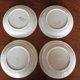 4 Sarreguemines “Chardons” soup plates