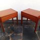 Pair of Scandinavian teak bedside tables