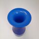Vase scandinave en opaline bleu cobalt