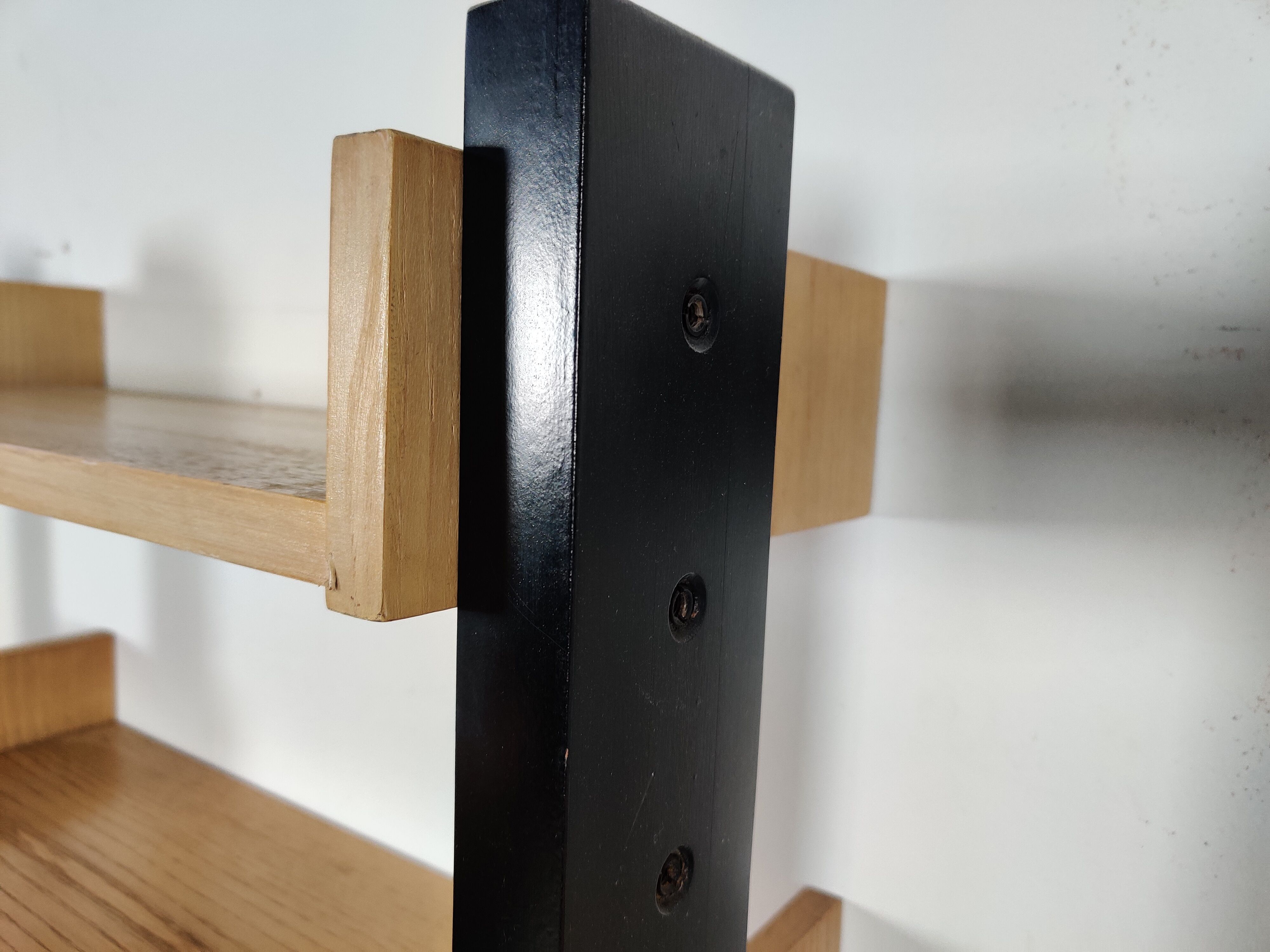 Scandinavian freestanding modular bookcase, 60s