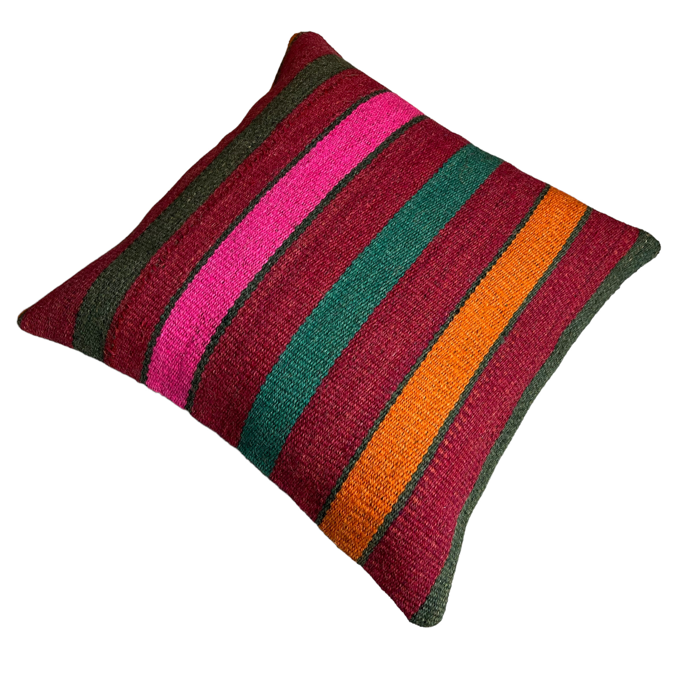 Vintage turkish kilim cushion cover 40 x 40 cm