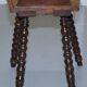 Chaise de vestibule Black Forrest en bois sculpté 19ème siècle