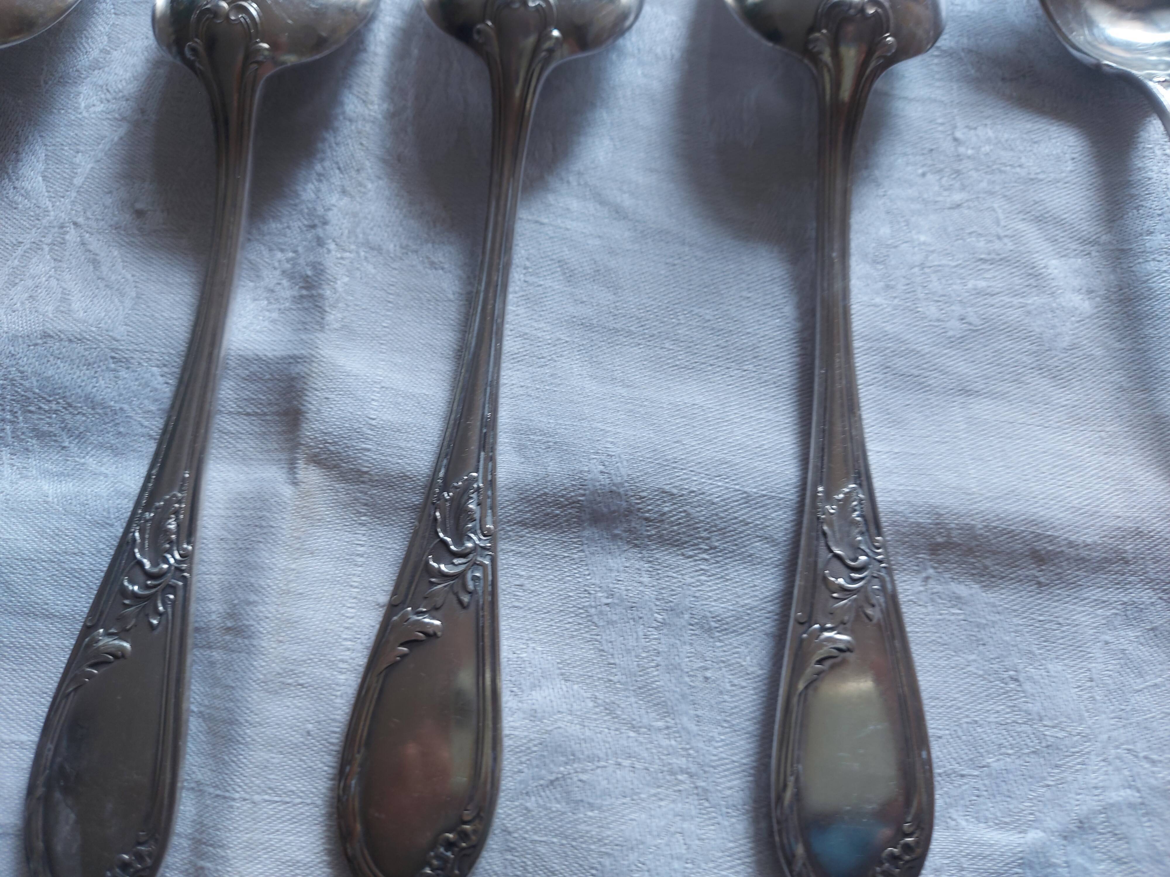 22 seats in silver metal Appolo, model Rocaille