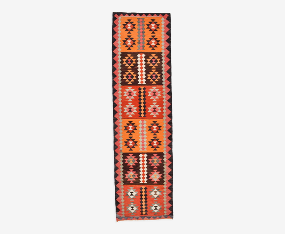 Tapis kilim coureur scandinave 3x11, 93x330cm