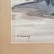 André Duculty (1912-1990), watercolor on paper "Place de l'ancienne douane, à Colmar" Signed