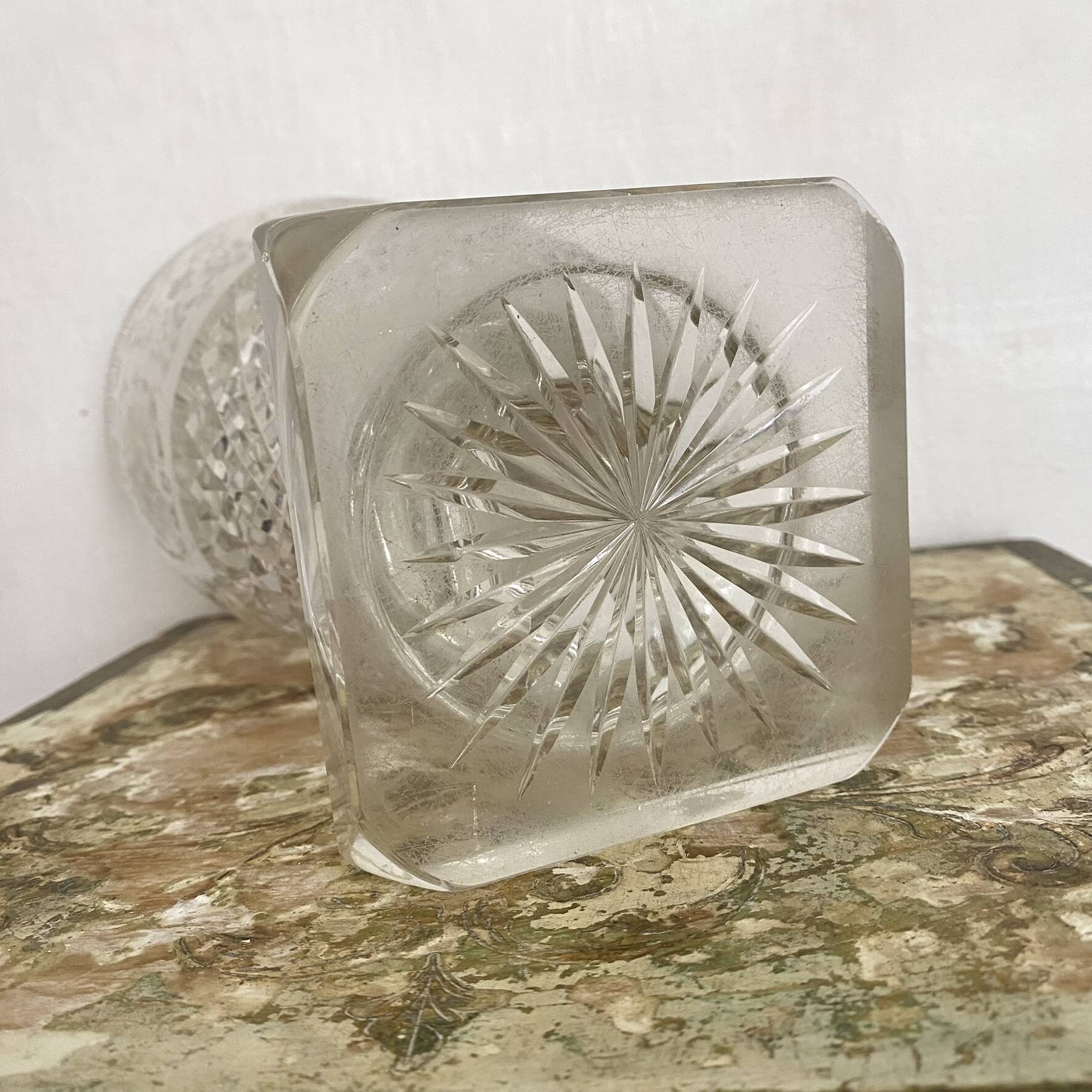 Large Médicis vase in crystal 23.5 cm