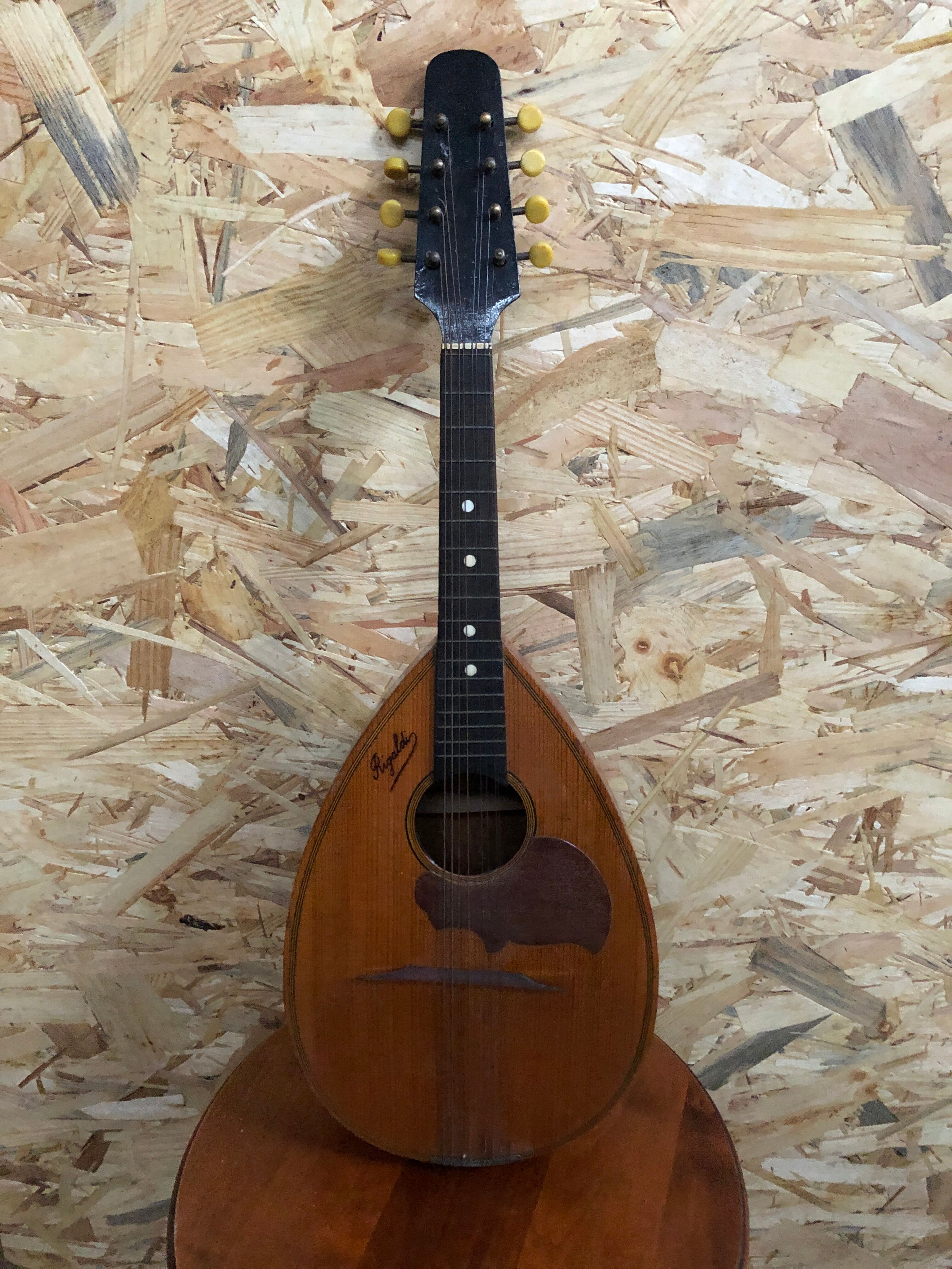 Ancienne mandoline rigaldi bois