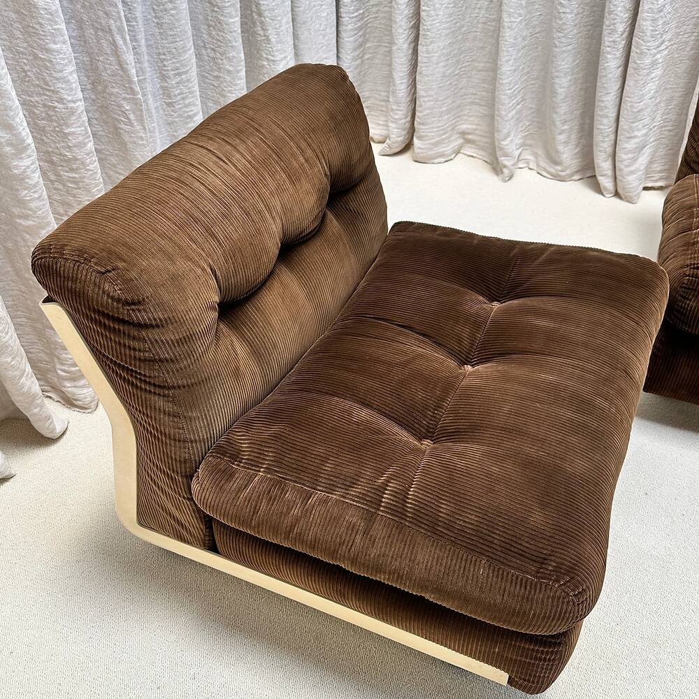 Set of 3 modular armchairs Amanta, Mario Bellini, C&B Italia, 1960s