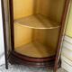 Corner display cabinet veneered in mahogany - Victorian - 20th century
