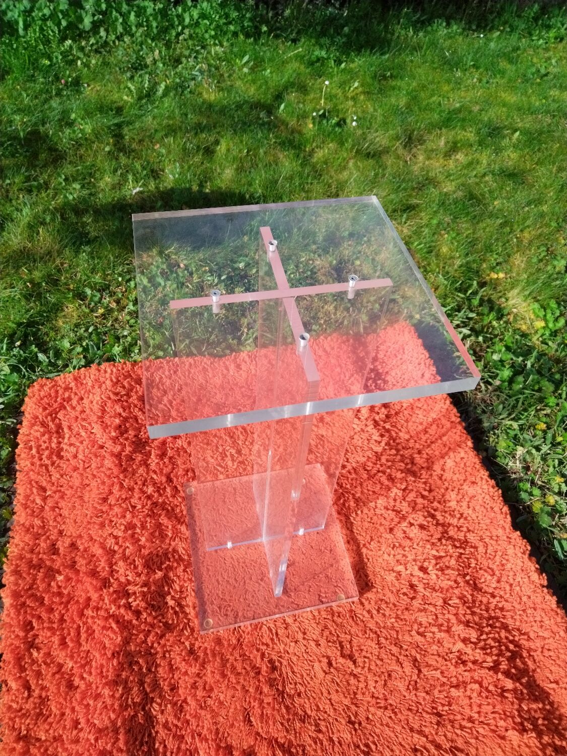 Pair of Plexiglas fifth wheel David lange