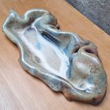 Free-form ceramic trinket tray by Alain and Nadia Pinel