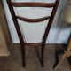 Chaise bois et simili cuir assise