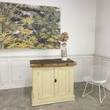 Small workbench 1900 light beige patina