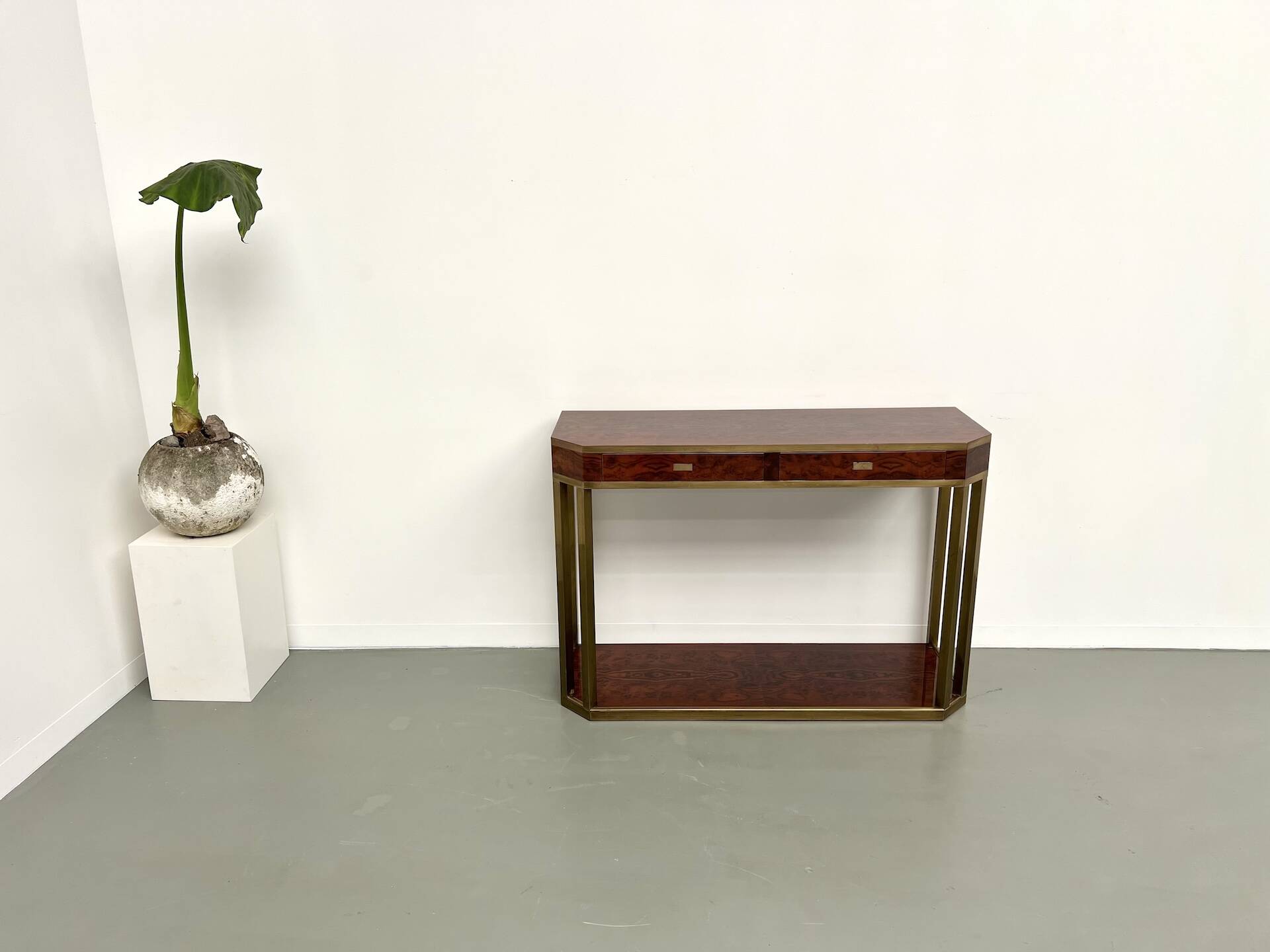 Jean-Claude Mahey lacquered console table