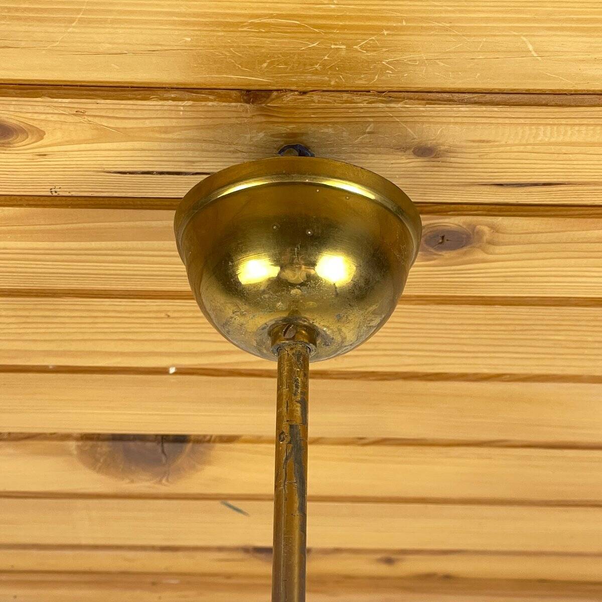 Modern Italian chandelier from the mid-century Stilnovo, 1950s.