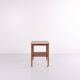 Side table with shelf on wheels - teak - Danish design - 1960s