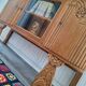 Art deco sideboard, old buffet furniture, vintage dresser