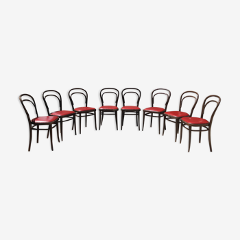 8 chaises de bistrot Thonet